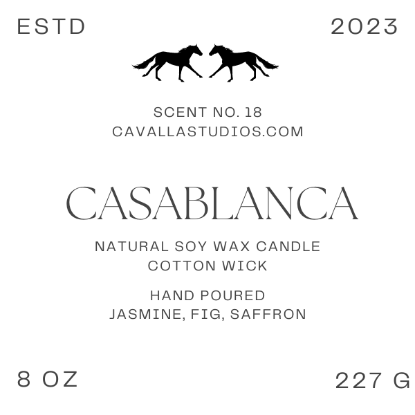 Casablanca Soy Classic Candle