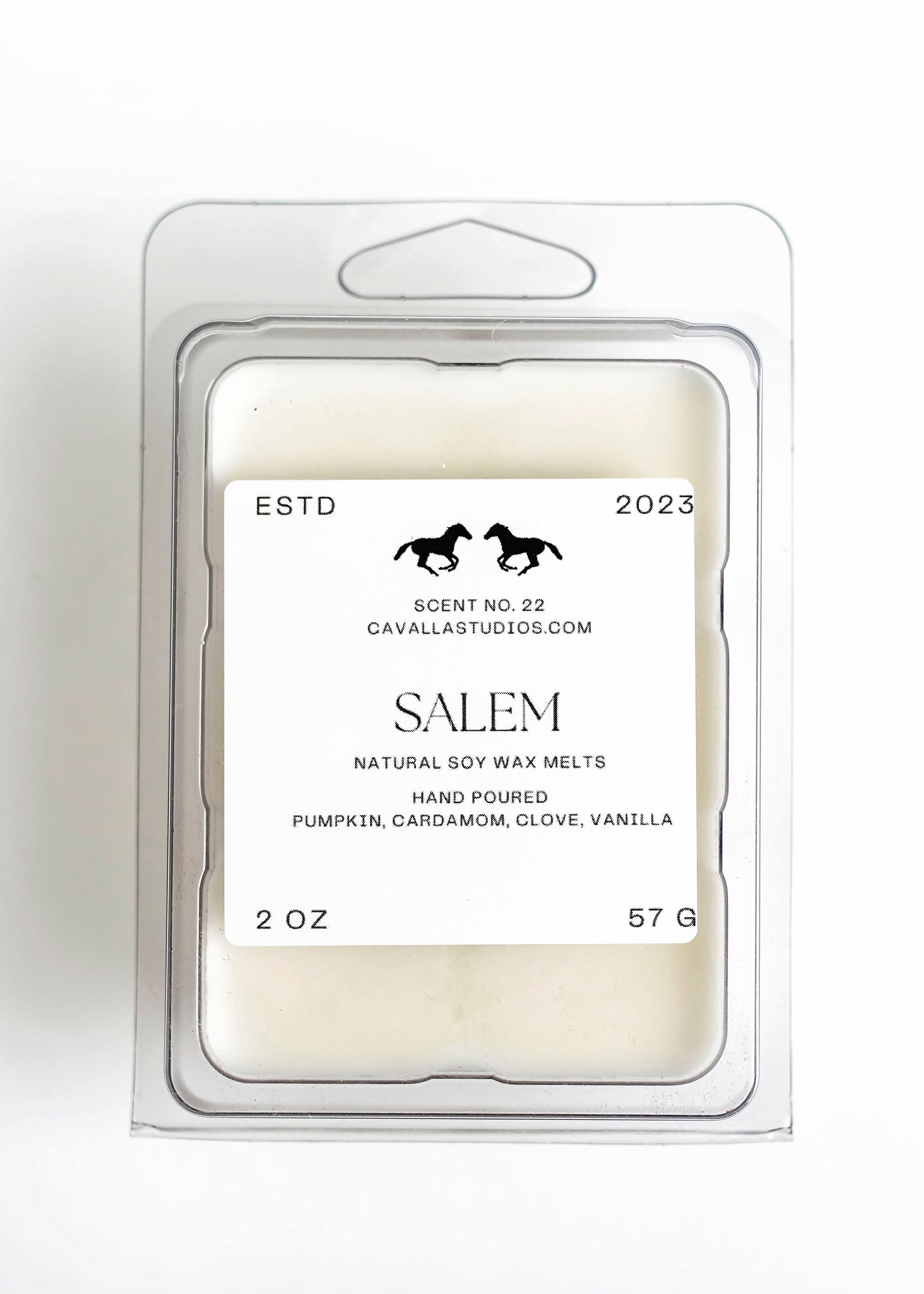 Salem Soy Wax Melts | Handcrafted Candle Collection by Cavalla Studios in Andover, MA