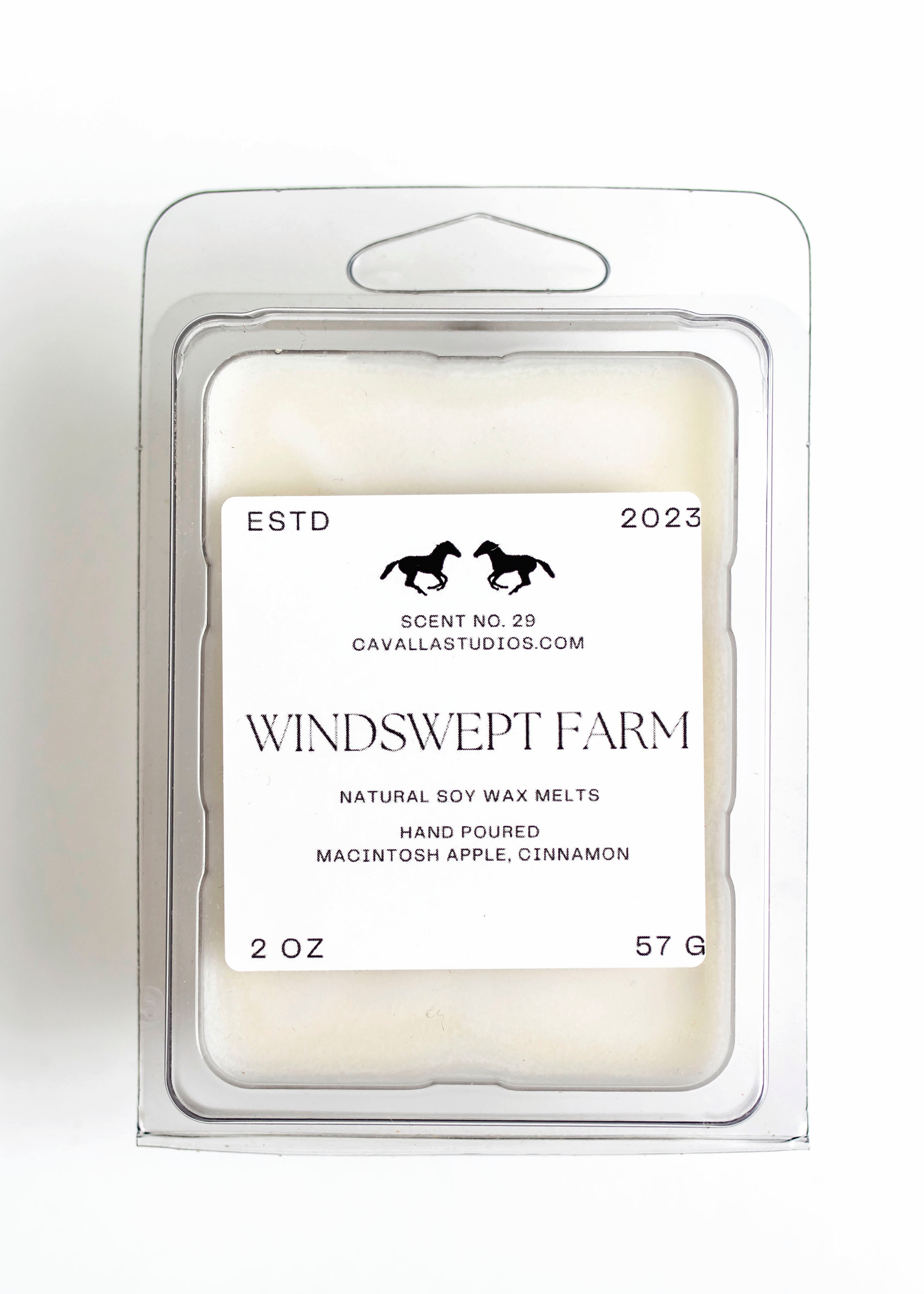Windswept Farm Soy Wax Melts | Handcrafted Candle Collection by Cavalla Studios in Andover, MA