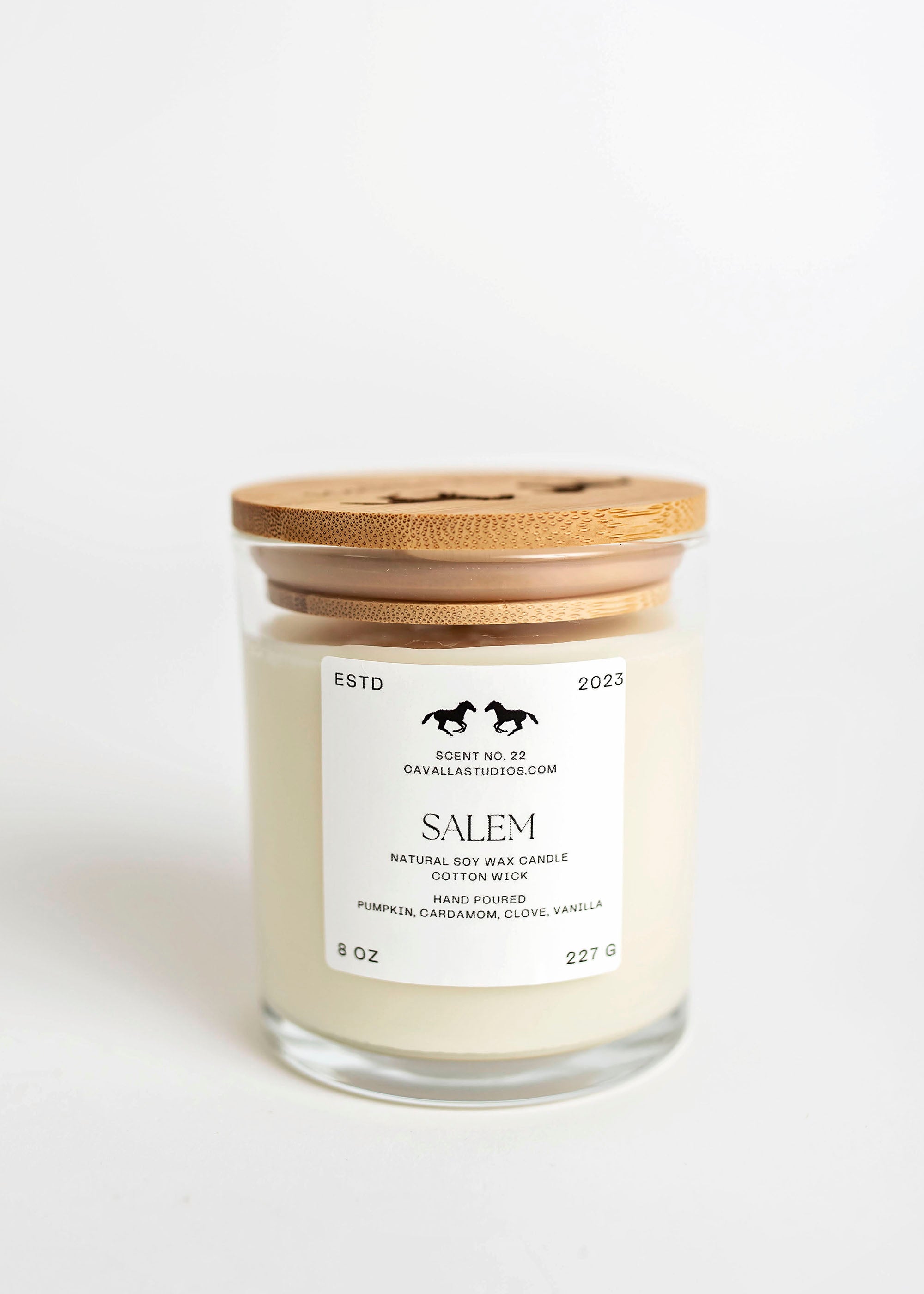 Salem Classic Candle | Handcrafted Candle Collection by Cavalla Studios in Andover, MA