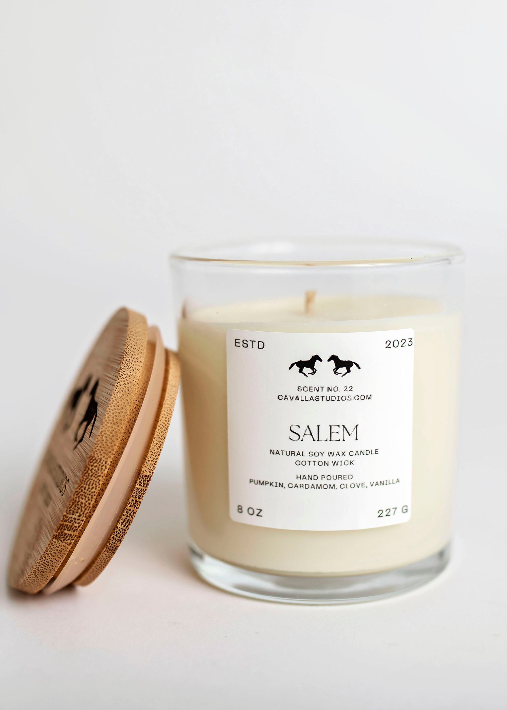 Salem Classic Candle | Handcrafted Candle Collection by Cavalla Studios in Andover, MA