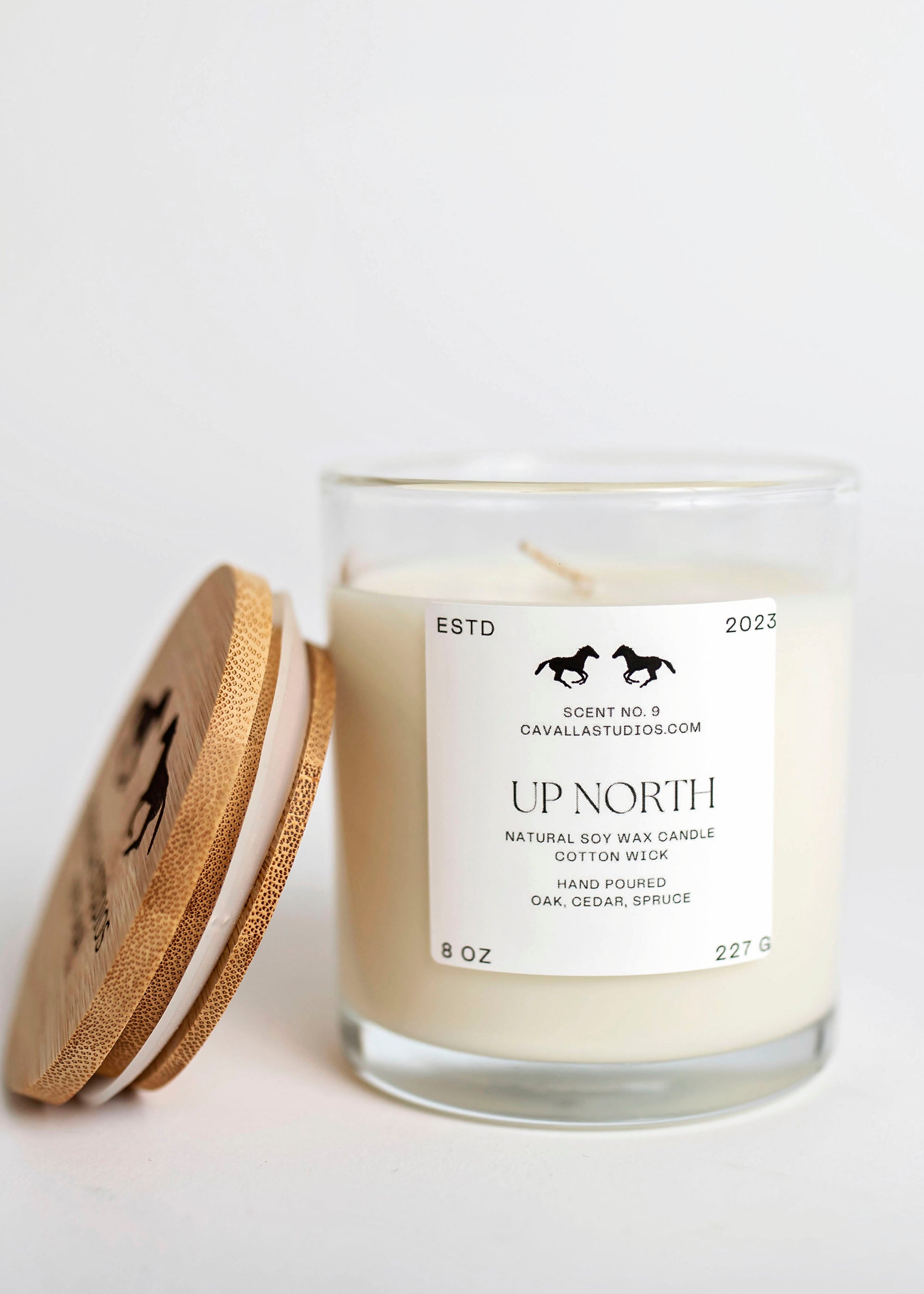Up North Classic Candle | Handcrafted Candle Collection by Cavalla Studios in Andover, MA
