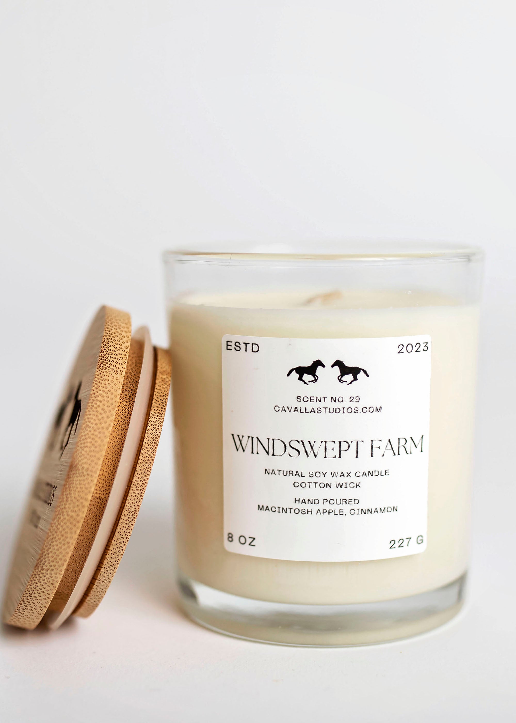 Windswept Farm Classic Candle | Handcrafted Candle Collection by Cavalla Studios in Andover, MA