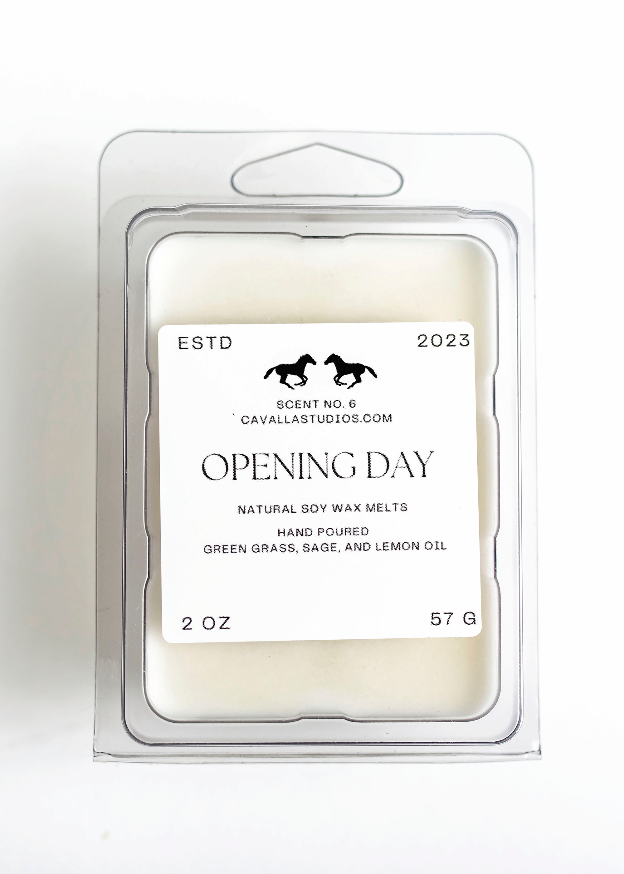 Opening Day Soy Wax Melts | Handcrafted Candle Collection by Cavalla Studios in Andover, MA