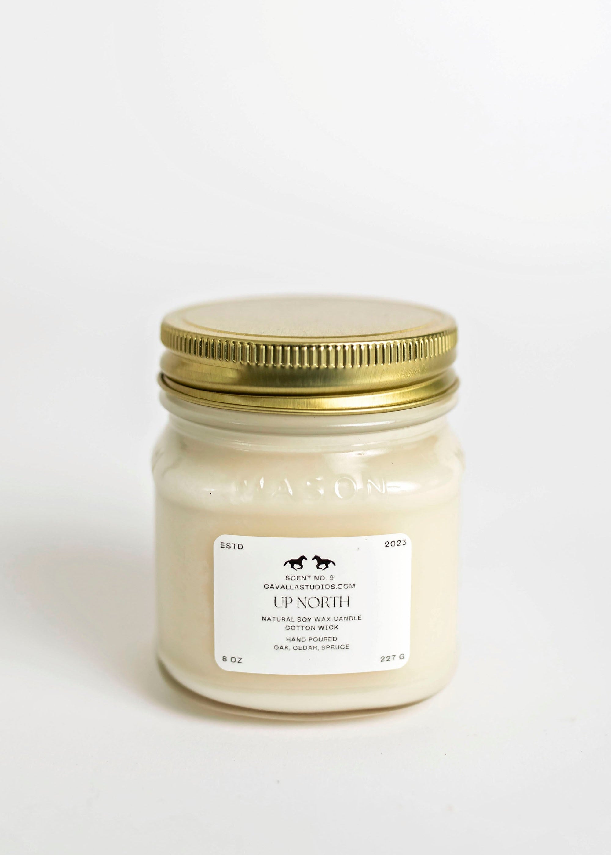 Up North Farmhouse Candle | Handcrafted Candle Collection by Cavalla Studios in Andover, MA