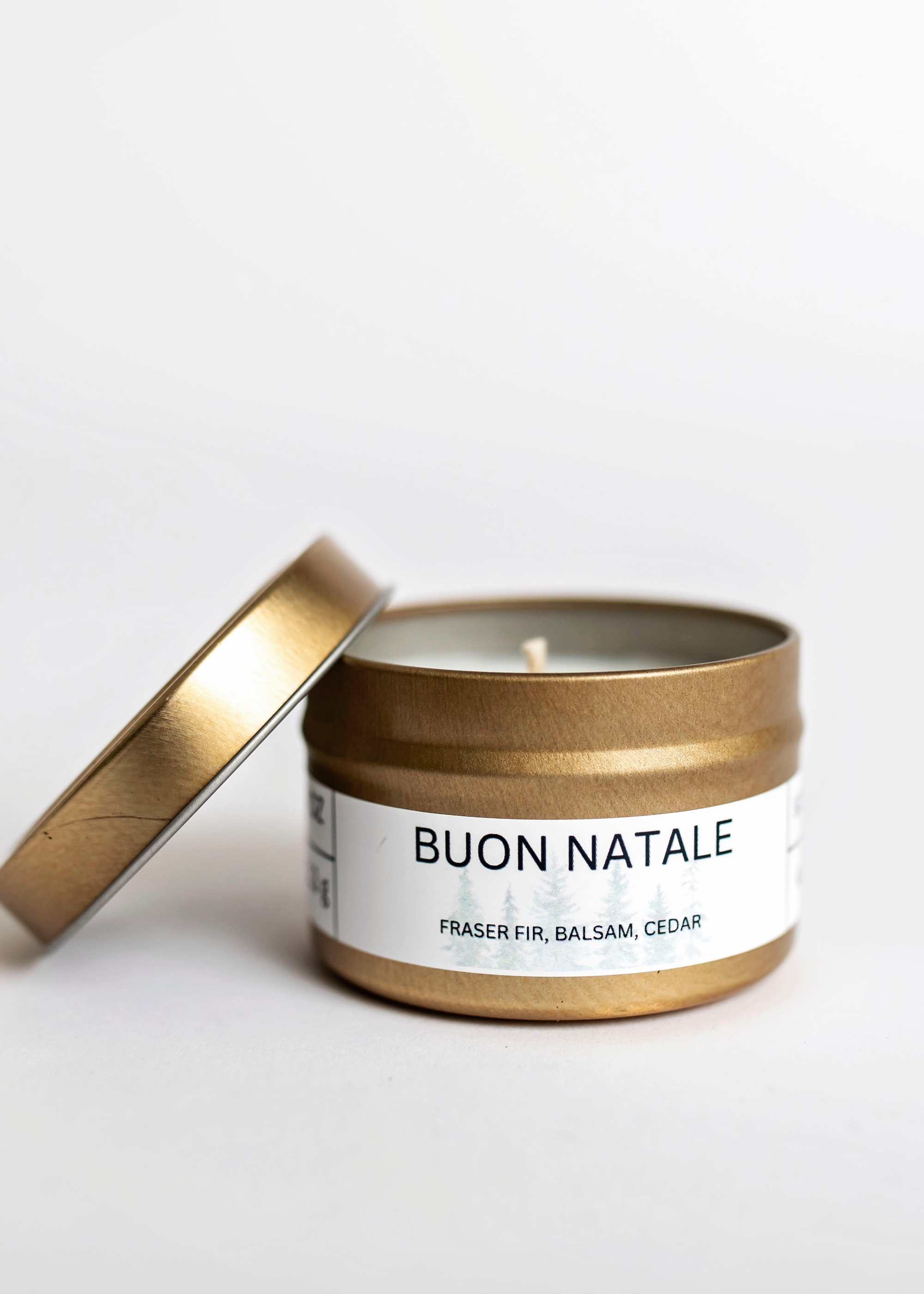 Buon Natale Travel Candles | Handcrafted Candle Collection by Cavalla Studios in Andover, MA