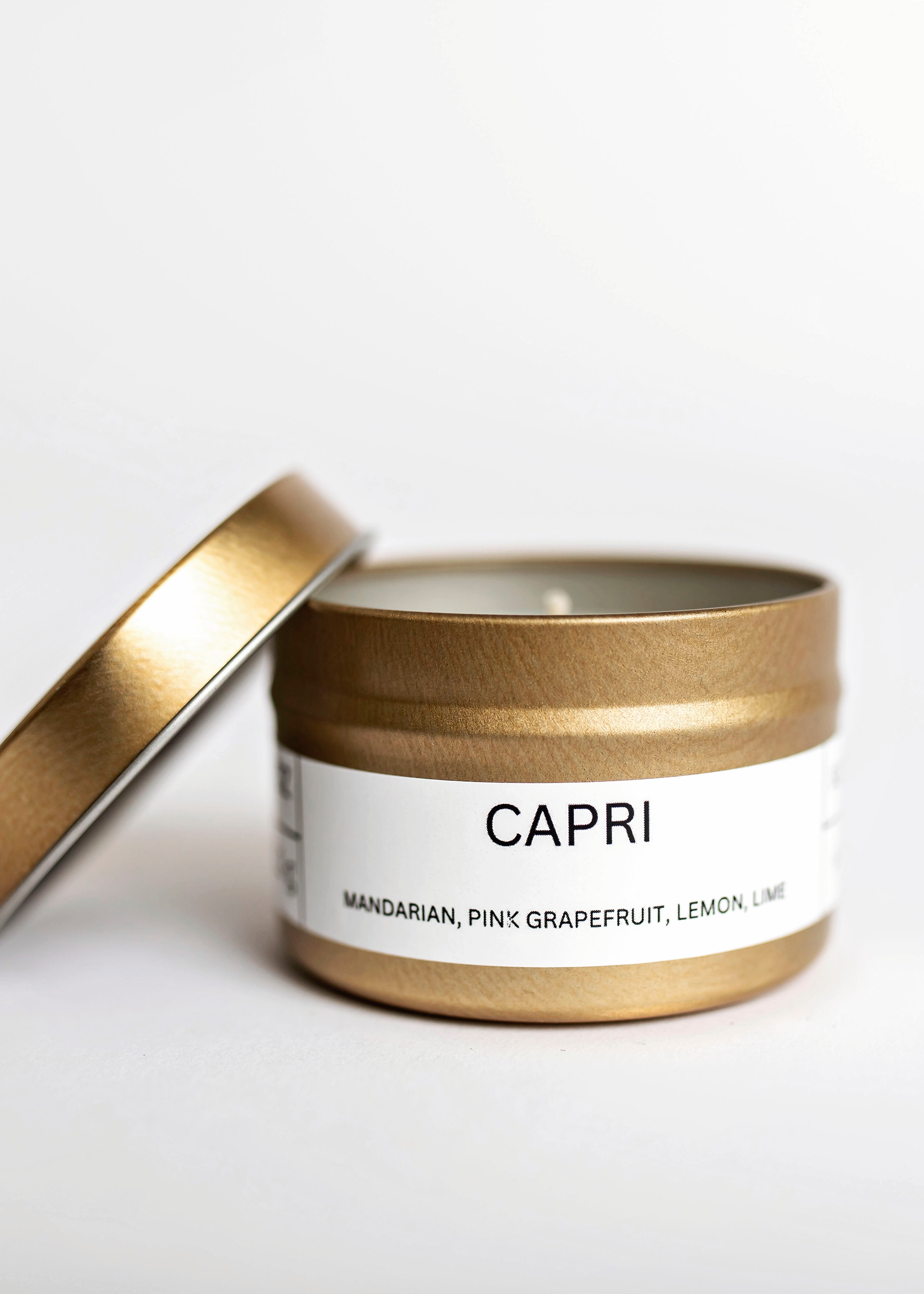 Capri Travel Candles | Handcrafted Candle Collection by Cavalla Studios in Andover, MA