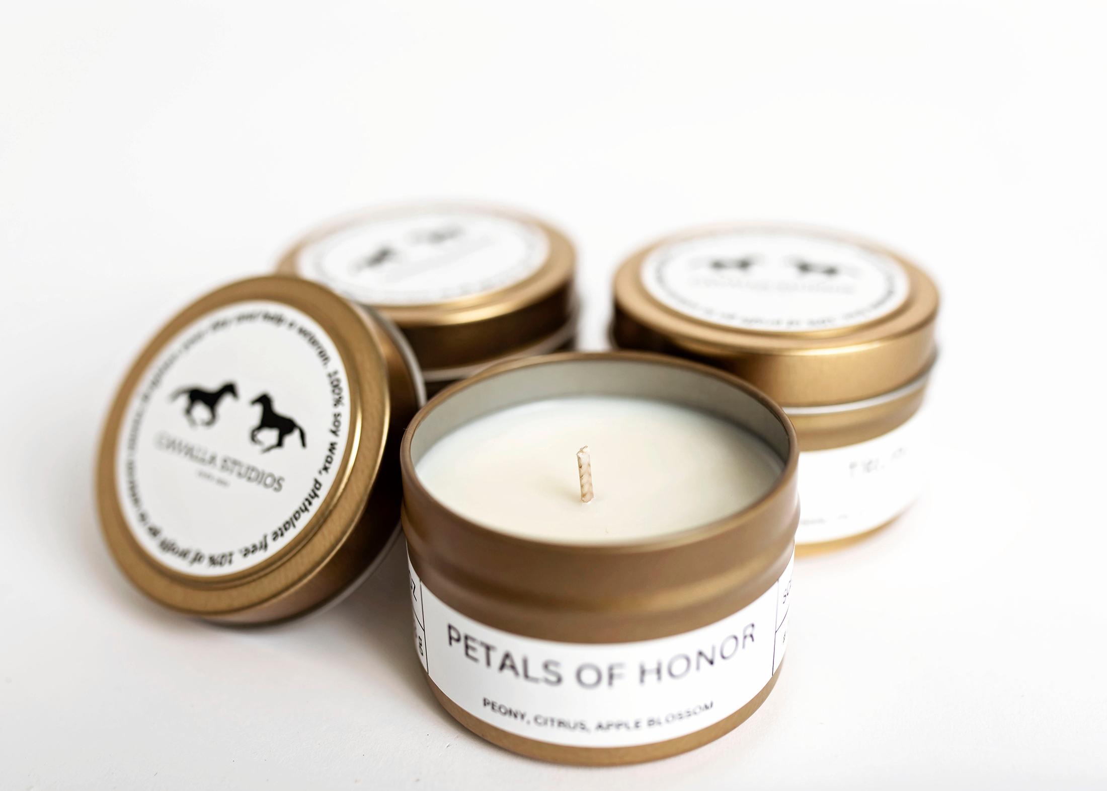 Travel Candle 3-pack | Handcrafted Candle Collection by Cavalla Studios in Andover, MA