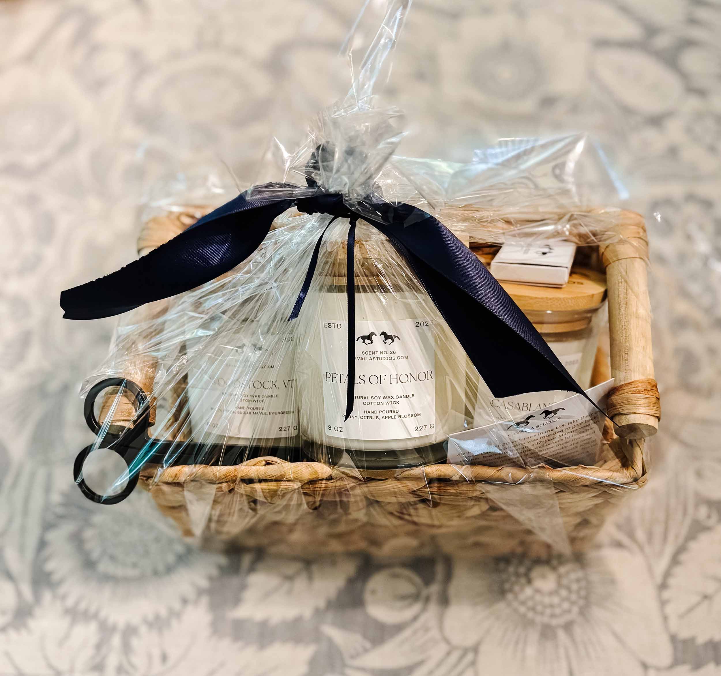 Cavalla Signature Gift Set featuring 3 classic candles, Wanderlust travel candle, and wick trimmer | Cavalla Studios